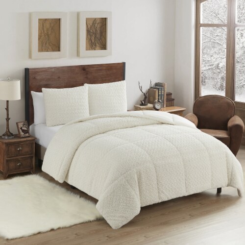 Sweet Home Collection Mika Faux Fur Animal 3 Piece Comforter Set