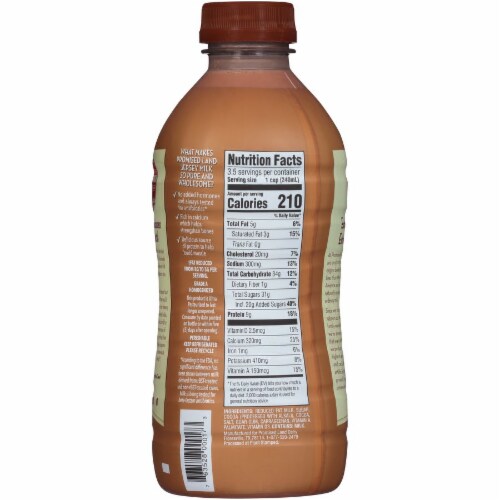 Promised Land Dairy 2% Reduced Fat Midnight Chocolate Milk Perspective: back