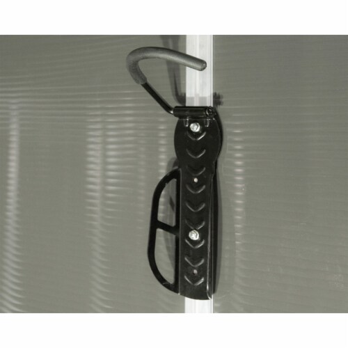 Palram - Canopia HG1086 Yukon Shed Bicycle Hook Hanger Perspective: back