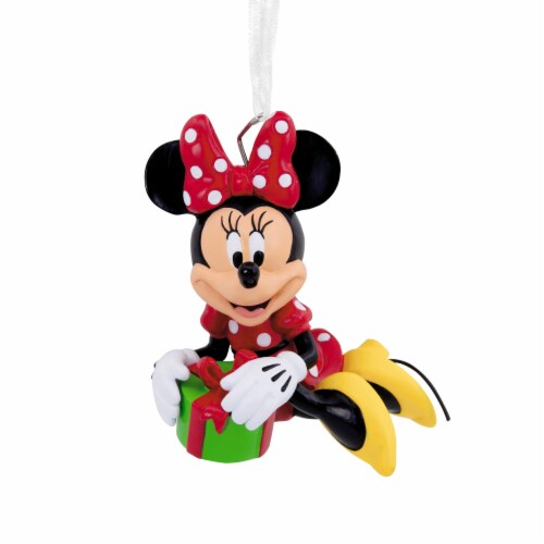 Hallmark Disney Minnie Mouse and the Present Christmas Ornament Perspective: back