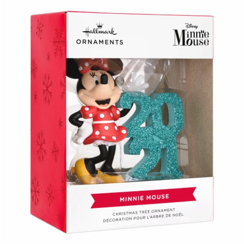 Hallmark Disney Minnie Mouse 2021 Christmas Ornament Perspective: back