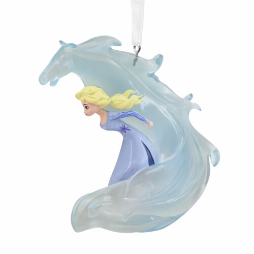 Hallmark Disney Frozen 2 Elsa and Nokk Christmas Ornament Perspective: back