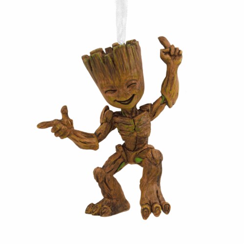 Hallmark Marvel Guardians of the Galaxy Little Groot Christmas Ornament Perspective: back