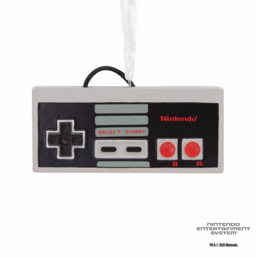 Hallmark Nintendo Entertainment System NES Controller Christmas Ornament Perspective: back