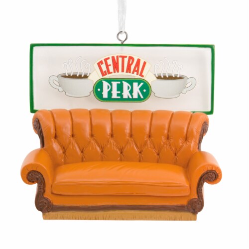 Hallmark Friends Central Perk Cafe Couch Christmas Ornament Perspective: back