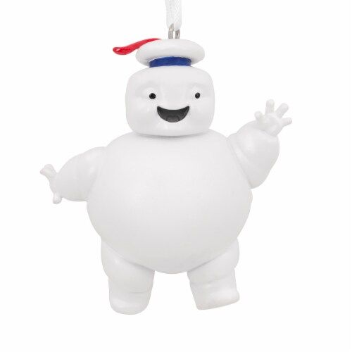 Hallmark Ghostbusters: Afterlife Mini Stay Puft Marshmallow Christmas Ornament Perspective: back