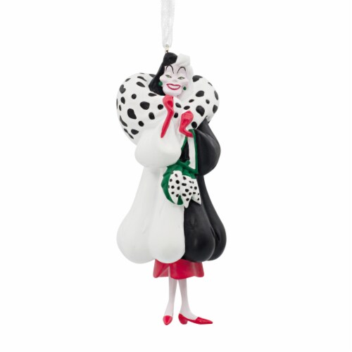Hallmark Disney 101 Dalmatians Cruella De Vil Christmas Ornament Perspective: back