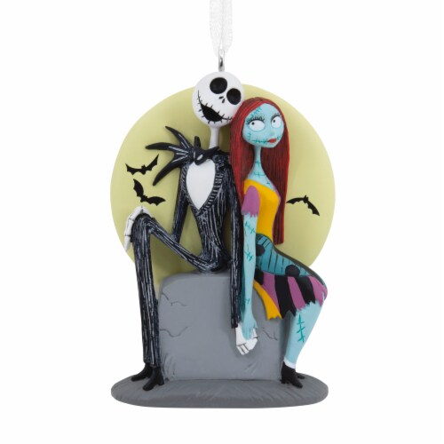 Hallmark Christmas Ornament - Disney Tim Burton's The Nightmare Before Christmas Jack and Sally Perspective: back