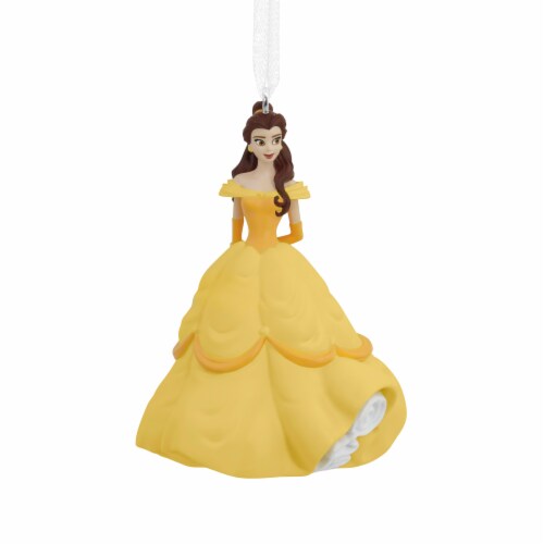 Hallmark Disney Beauty and the Beast Belle Christmas Ornament Perspective: back