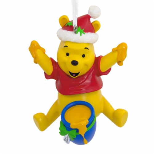 Hallmark Disney Santa Winnie the Pooh Christmas Ornament Perspective: back
