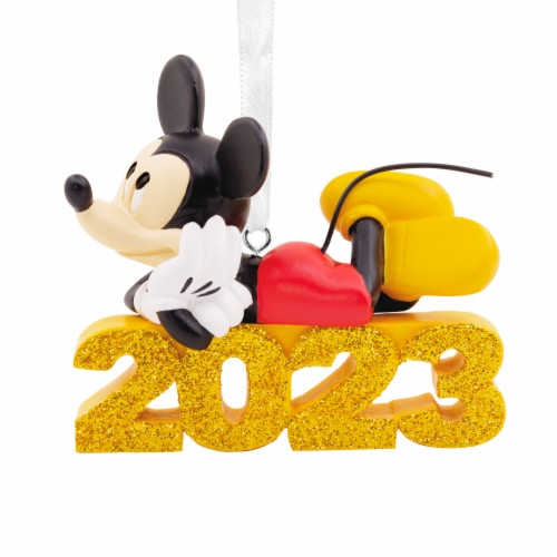 Hallmark Disney Mickey Mouse Holiday Christmas Ornament Perspective: back