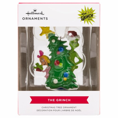 Hallmark Dr. Seuss How the Grinch Stole Christmass Holiday Ornament - The Grinch and Cindy Lou Who Perspective: back