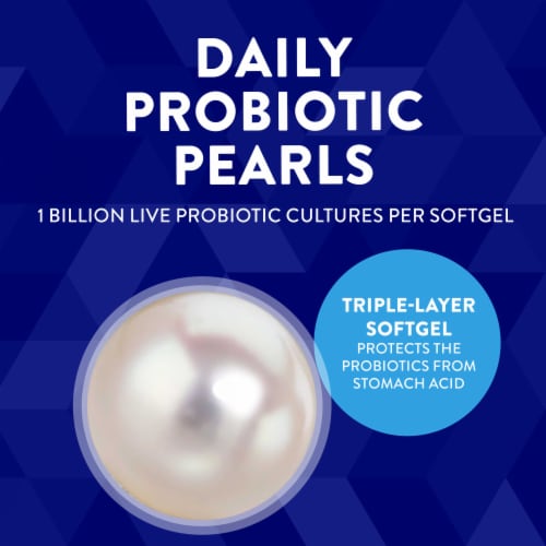 Nature's Way® Probiotic Pearls® Acidophilus Digestive Health Softgels Perspective: back