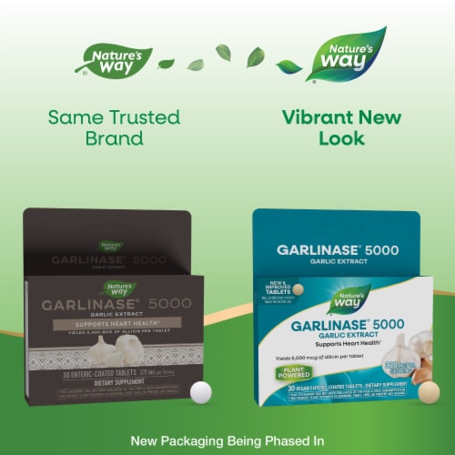 Enzymatic Therapy Garlinase® 320 mg Fresh Tablets Perspective: back