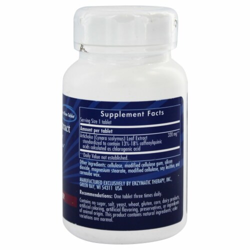 Enzymatic Therapy  Artichoke Standardized Extract Perspective: back