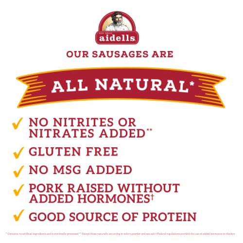 Aidells® Cajun Style Andouille Smoked Pork Sausage Perspective: back