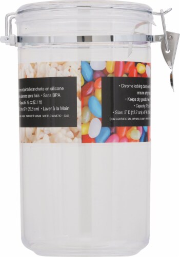 OGGI™ 72 Ounce Fresh Airtight Canister Perspective: back