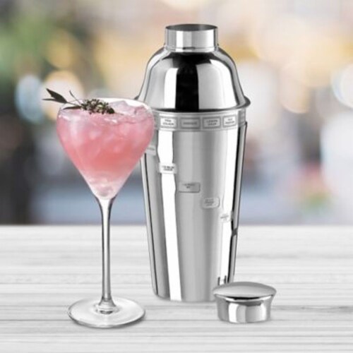 Cocktail Shaker, Martini Shaker Drink Shaker with Built-In Strainer for  Bartending and Home Bar – Stainless Steel Shaker Mixer / Essential Bar  Accessories Bartender Kit 