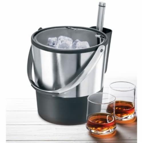 Oggi™ Ice Bucket with Flip Top Lid Perspective: back