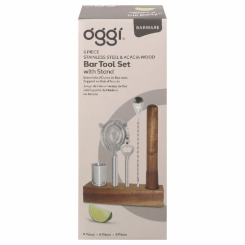 Oggi 6 Piece Bar Tool Set Perspective: back