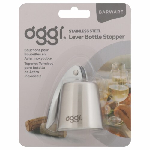 Oggi® Champagne Bottle Stopper Perspective: back