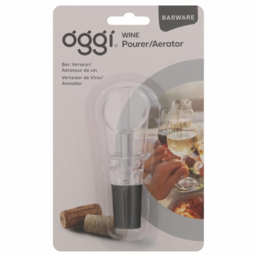 Oggi® Wine Pourer/Aerator Perspective: back
