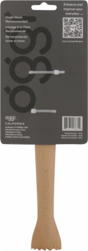 OGGI Wooden Muddler 11.75 inch Perspective: back