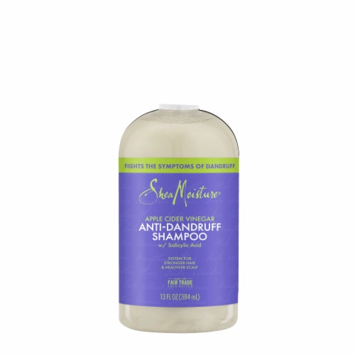 SheaMoisture Shampoo, Anti-Dandruff Removing for Healthy Scalp, Apple Cider Vinegar & Salicylic Acid Perspective: back
