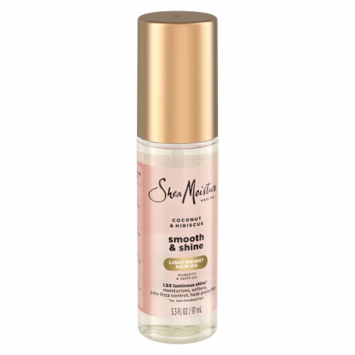 SheaMoisture Smooth & Shine Hair Oil Coconut & Hibiscus Perspective: back