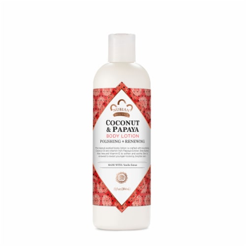 Nubian Heritage Coconut and Papaya Body Lotion Perspective: back