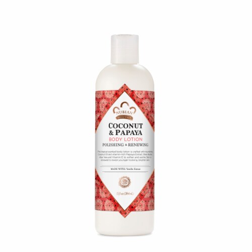 Nubian Heritage Paraben-Free Coconut & Papaya Body Lotion Perspective: back