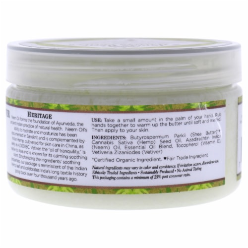 Nubian Heritage Shea Butter Infused With Indian Hemp & Haitian Vetiver Perspective: back