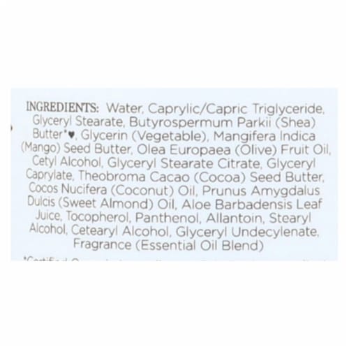 Nubian Heritage Paraben-Free Mango Butter Body Lotion Perspective: back