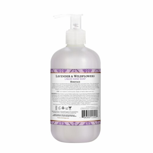 Nubian Heritage Lavender & Wildflowers Liquid Hand Soap Perspective: back