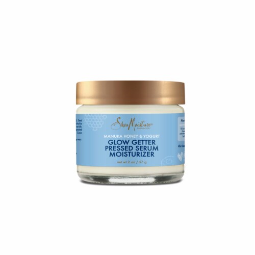 SheaMoisture Manuka Honey and Yogurt Glow Getter Pressed Serum Perspective: back
