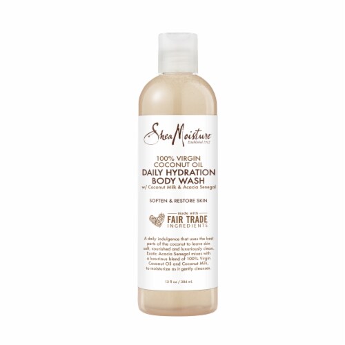 Shea Moisture Daily Hydration Virgin Coconut Oil Body Wash Perspective: back