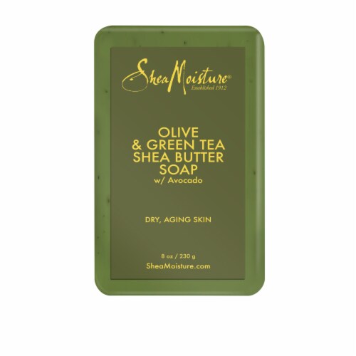SheaMoisture Olive Oil and Green Tea Extract Bar Soap Perspective: back