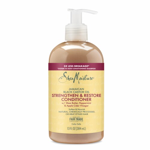 SheaMoisture 100% Pure Jamaican Black Castor Oil Conditioner Perspective: back