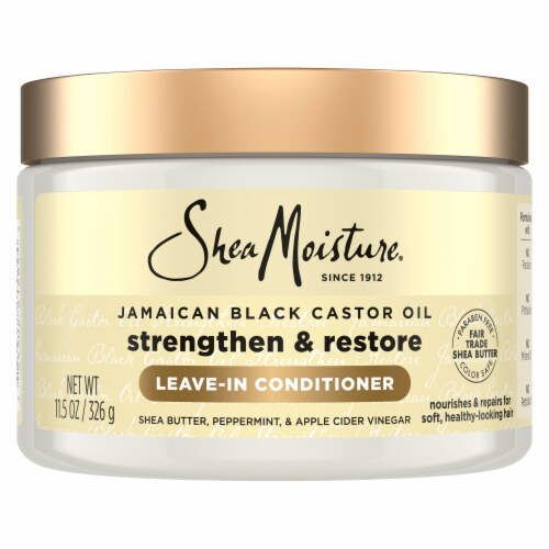 Sheamoisture 100% Pure Jamaican Black Castor Oil Leave In Conditioner Perspective: back