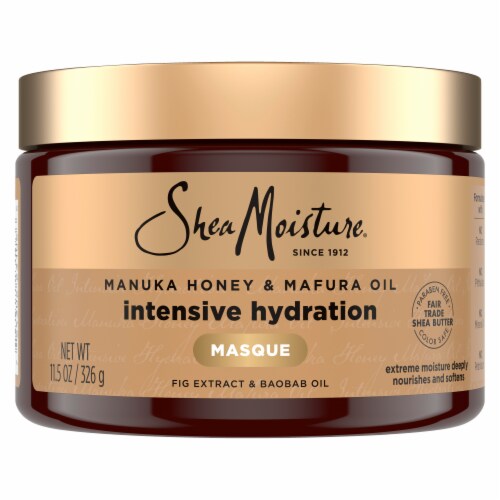 SheaMoisture Manuka Honey & Mafura Oil Intensive Hydration Hair Masque Perspective: back
