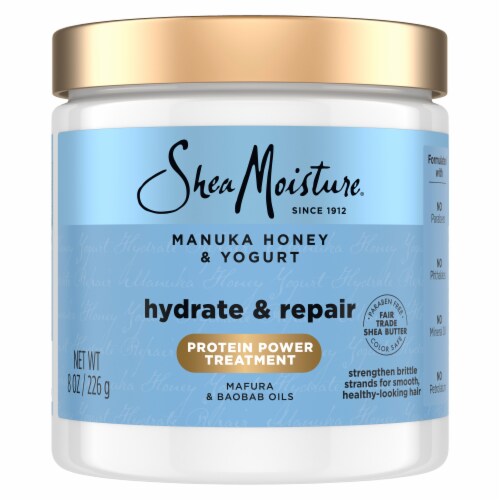 SheaMoisture Hair Masque Treatment for Extremely Dry Hair Manuka Honey and Yogurt Sulfate-Free Perspective: back