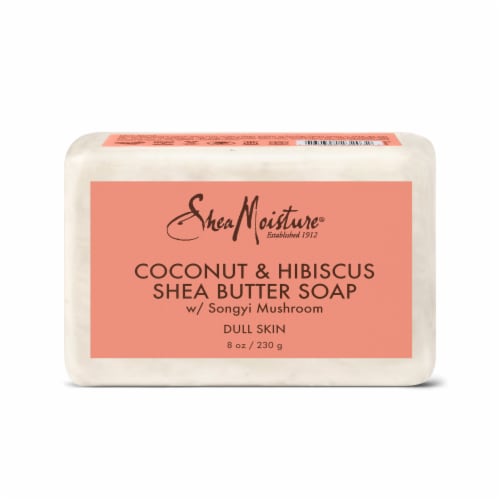SheaMoisture Coconut and Hibiscus Bar Soap Perspective: back