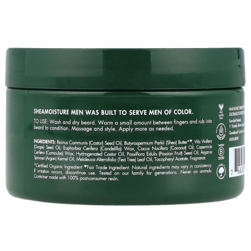 Shea Moisture Maracuja Oil & Shea Butter Beard Balm Perspective: back