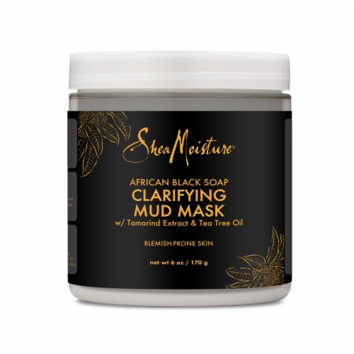 SheaMoisture African Black Soap Clarifying Mud Mask Perspective: back