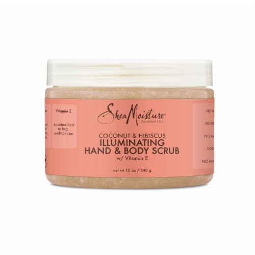 SheaMoisture Illuminating Coconut and Hibiscus Body Scrub Perspective: back