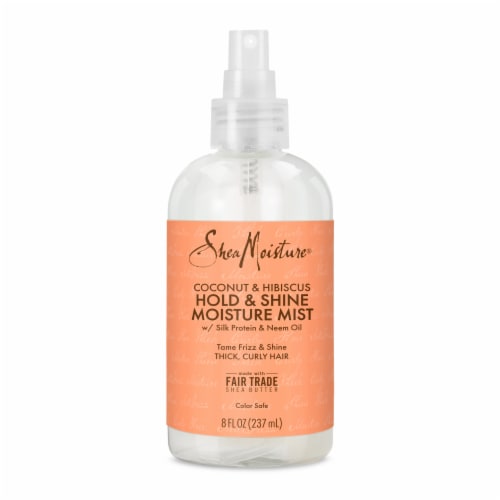 SheaMoisture Coconut and Hibiscus Hold and Shine Moisture Mist Perspective: back