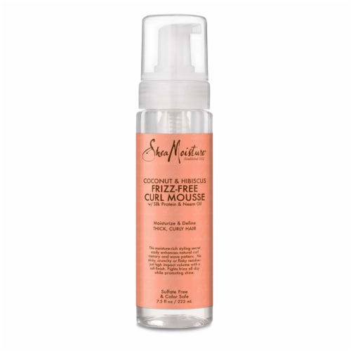 SheaMoisture Coconut and Hibiscus Curl Mousse Perspective: back