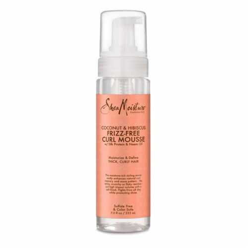 SheaMoisture Coconut and Hibiscus Curl Mousse Perspective: back