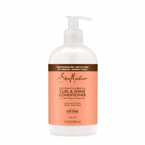 SheaMoisture Curl & Shine Coconut & Hibiscus, Conditioner Perspective: back