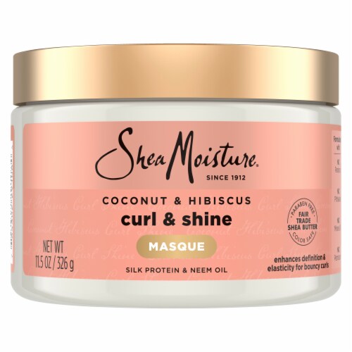 SheaMoisture Coconut & Hibiscus Hair Mask Perspective: back